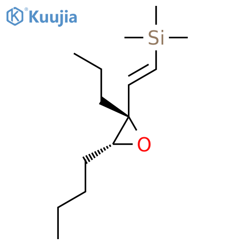 Silane, [(1E)-2-[(2S,3R)-3-butyl-2-propyloxiranyl]ethenyl]trimethyl- structure