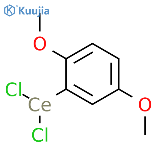 Cerium, dichloro(2,5-dimethoxyphenyl)- structure