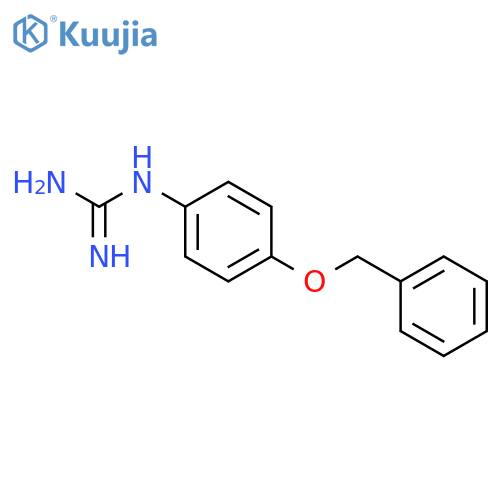 N-[4-(benzyloxy)phenyl]guanidine structure
