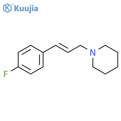 Piperidine, 1-[(2E)-3-(4-fluorophenyl)-2-propenyl]- structure