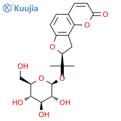 Columbianetin glucopyranoside structure