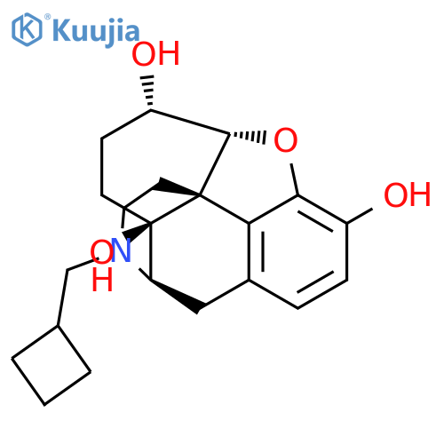 Morphinan-3,6,14-triol,17-(cyclobutylmethyl)- 4,5-epoxy-,(5R,6R)- structure