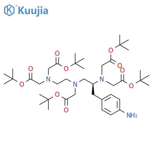 p-NH₂-Bn-DTPA Penta-tert-butyl Ester structure