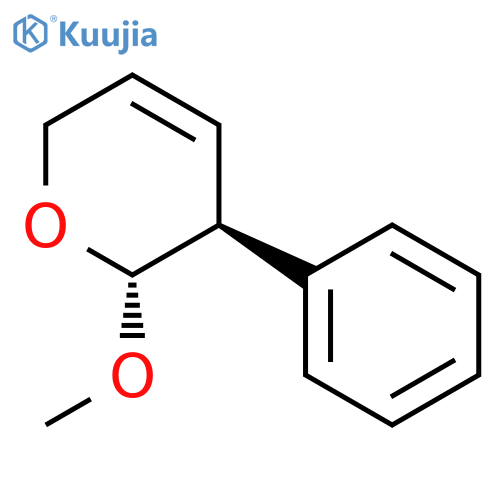 2H-Pyran, 3,6-dihydro-2-methoxy-3-phenyl-, (2R,3S)-rel- structure