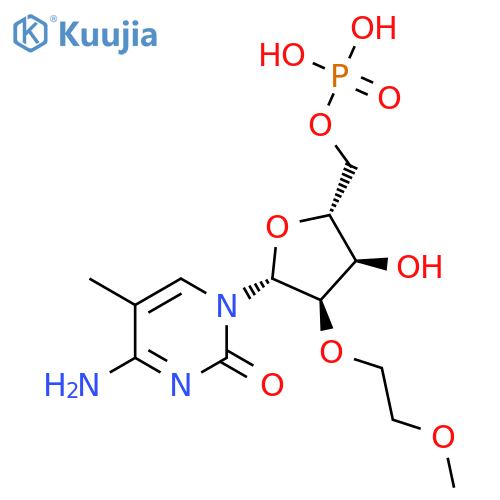 5'-Cytidylic acid, 2'-O-(2-methoxyethyl)-5-methyl- structure