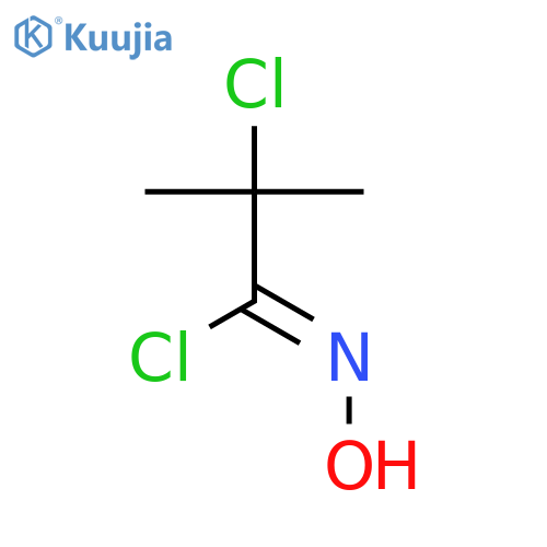 Propanimidoyl chloride, 2-chloro-N-hydroxy-2-methyl- structure