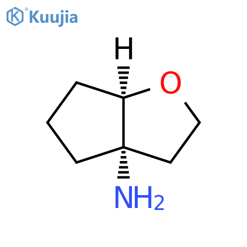 rac-(3aR,6aS)-hexahydro-2H-cyclopentabfuran-3a-amine structure