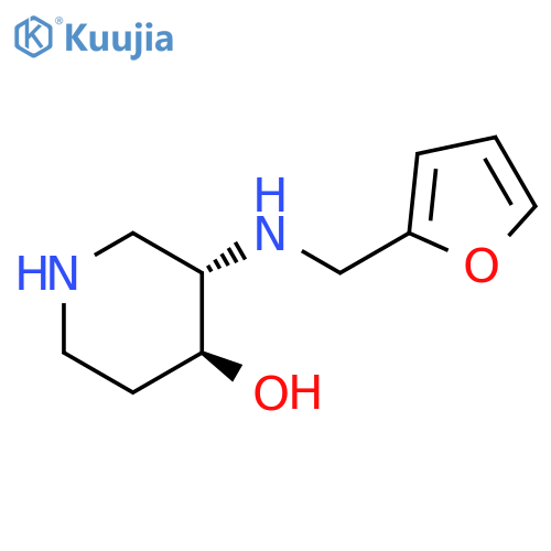 (3S,4S)-3-{(furan-2-yl)methylamino}piperidin-4-ol structure