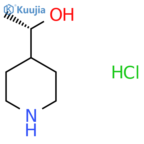 (1S)-1-(piperidin-4-yl)ethan-1-ol hydrochloride structure