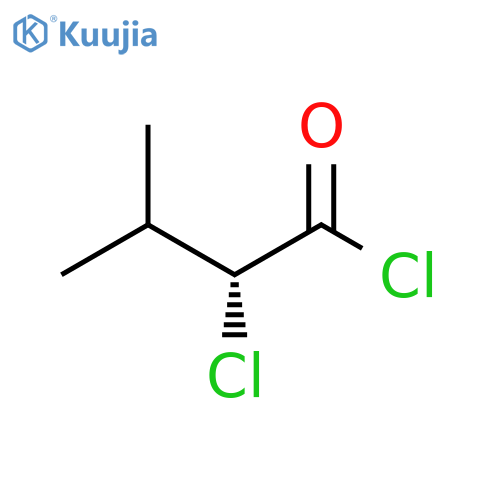 (2R)-2-chloro-3-methylbutanoyl chloride structure