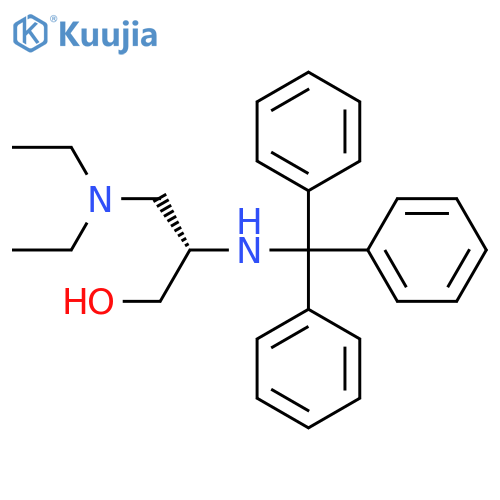 (2S)-3-(Diethylamino)-2-[(triphenylmethyl)amino]propan-1-ol structure