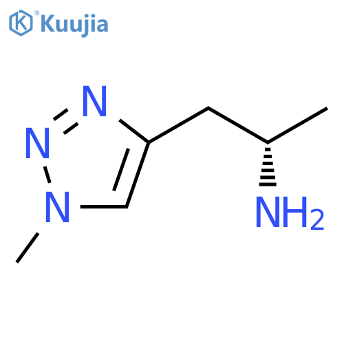 1H-1,2,3-Triazole-4-ethanamine, α,1-dimethyl-, (αS)- structure