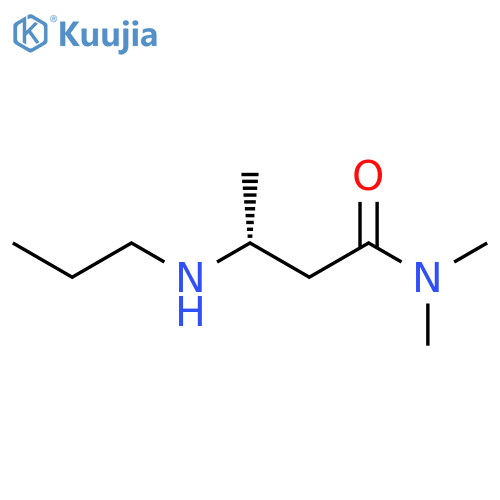 (3R)-N,N-dimethyl-3-(propylamino)butanamide structure