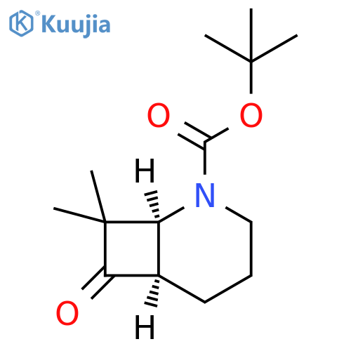 rac-tert-butyl (1R,6S)-8,8-dimethyl-7-oxo-2-azabicyclo[4.2.0]octane-2-carboxylate, cis structure