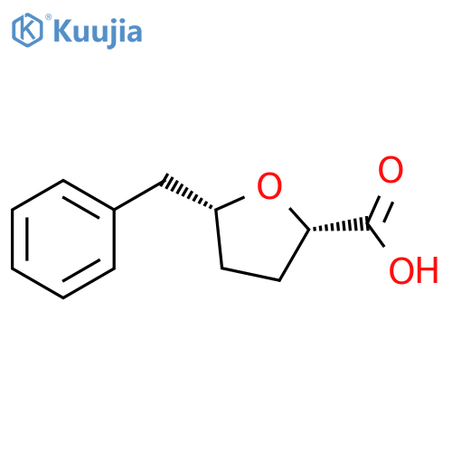 rac-(2R,5S)-5-benzyloxolane-2-carboxylic acid, cis structure