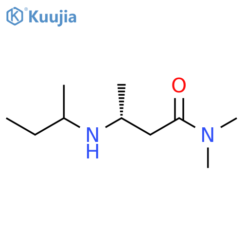 (3R)-3-(butan-2-yl)amino-N,N-dimethylbutanamide structure