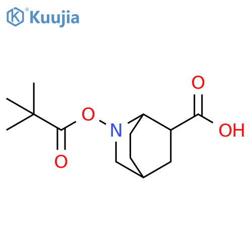 2-Azabicyclo[2.2.2]octane-6-carboxylic acid, 2-(2,2-dimethyl-1-oxopropoxy)- structure