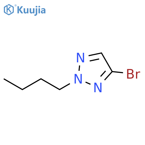 4-bromo-2-butyl-2H-1,2,3-triazole structure