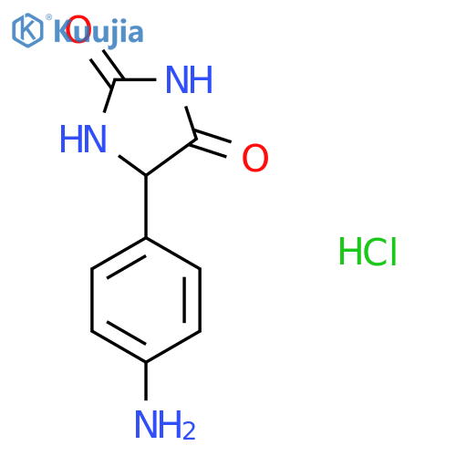 5-(4-Aminophenyl)imidazolidine-2,4-dione hydrochloride structure