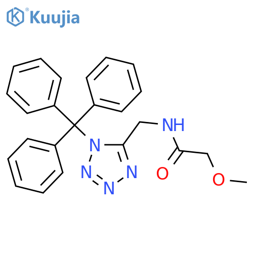 Acetamide, 2-methoxy-N-[[1-(triphenylmethyl)-1H-tetrazol-5-yl]methyl]- structure