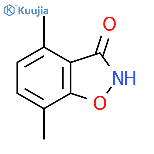4,7-dimethyl-1,2-benzoxazol-3-ol structure