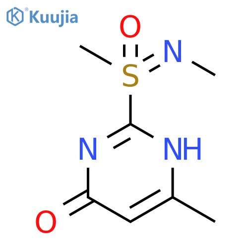 6-methyl-2-methyl(methylimino)oxo-lambda6-sulfanylpyrimidin-4-ol structure