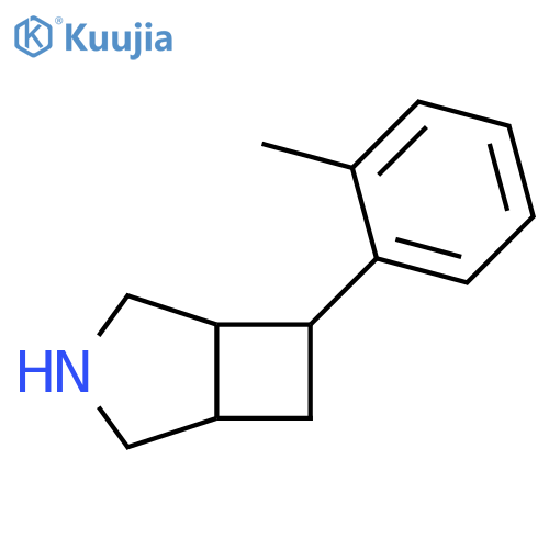 6-(2-methylphenyl)-3-azabicyclo3.2.0heptane structure