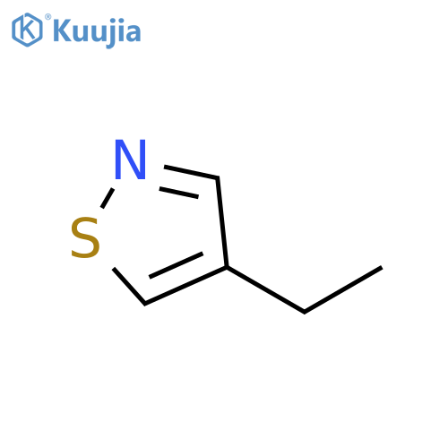 4-ethyl-1,2-thiazole structure