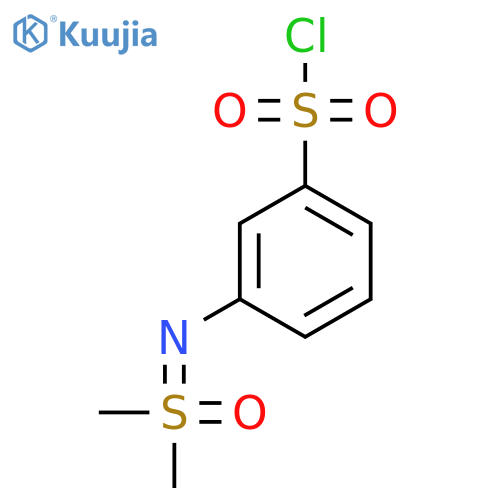 3-{dimethyl(oxo)-lambda6-sulfanylideneamino}benzene-1-sulfonyl chloride structure