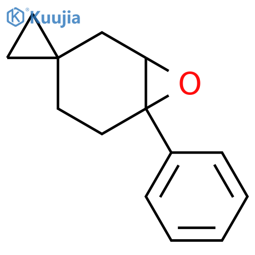 6-phenyl-7-oxaspirobicyclo4.1.0heptane-3,1'-cyclopropane structure