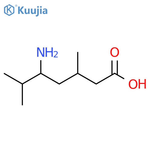 5-amino-3,6-dimethylheptanoic acid structure