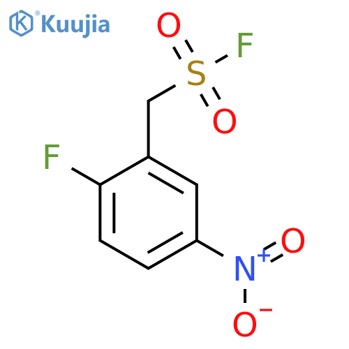 (2-Fluoro-5-nitrophenyl)methanesulfonyl fluoride structure