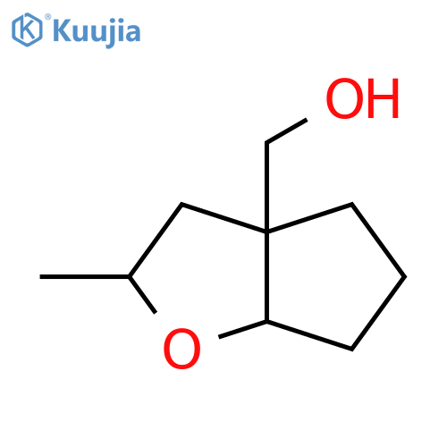 (2-Methyl-2,3,4,5,6,6a-hexahydrocyclopenta[b]furan-3a-yl)methanol structure