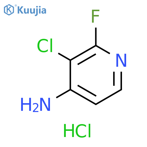 3-chloro-2-fluoropyridin-4-amine hydrochloride structure