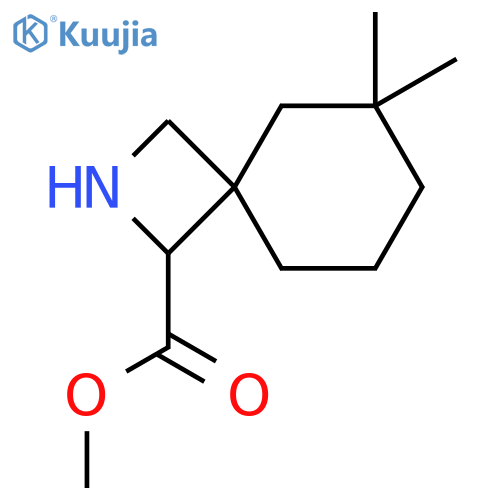 methyl 6,6-dimethyl-2-azaspiro3.5nonane-1-carboxylate structure