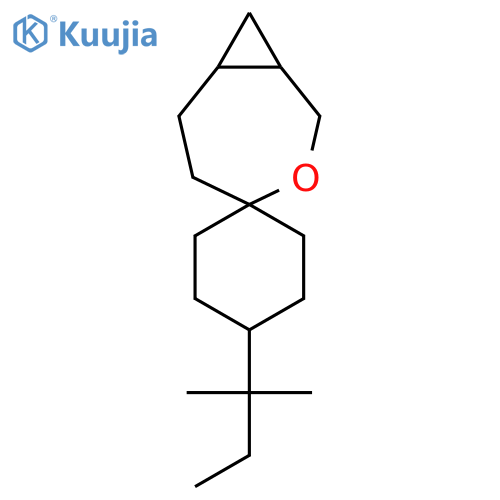 4'-(2-methylbutan-2-yl)-3-oxaspirobicyclo5.1.0octane-4,1'-cyclohexane structure