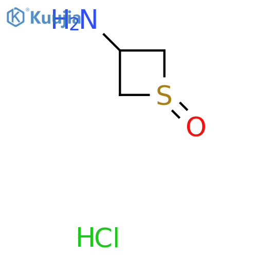 3-Amino-thietan-1-one hydrochloride structure