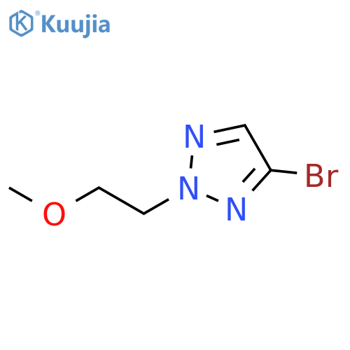 4-bromo-2-(2-methoxyethyl)-2H-1,2,3-triazole structure