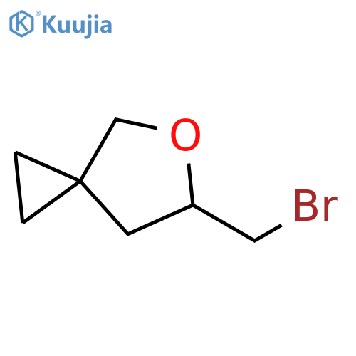 6-(bromomethyl)-5-oxaspiro2.4heptane structure