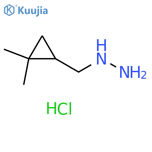 (2,2-dimethylcyclopropyl)methylhydrazine hydrochloride structure