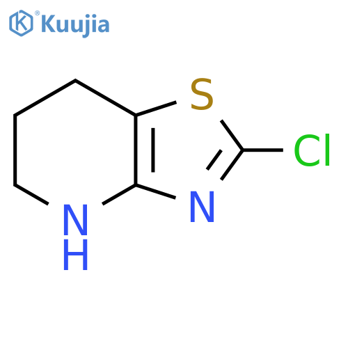 2-chloro-4H,5H,6H,7H-1,3thiazolo4,5-bpyridine structure