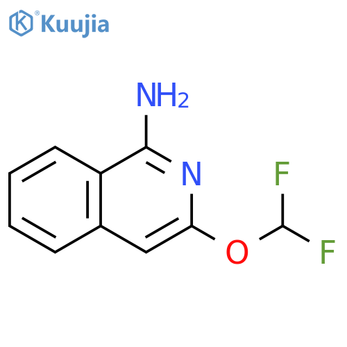 3-(difluoromethoxy)isoquinolin-1-amine structure
