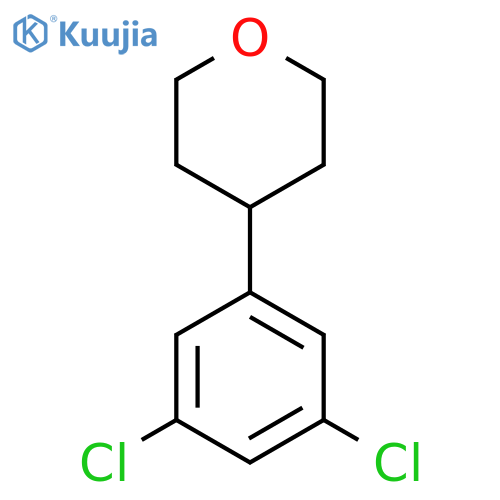4-(3,5-Dichlorophenyl)oxane structure