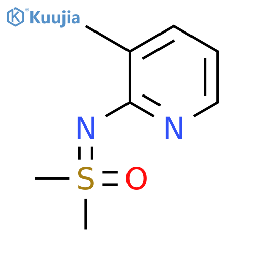 dimethyl(3-methylpyridin-2-yl)imino-lambda6-sulfanone structure
