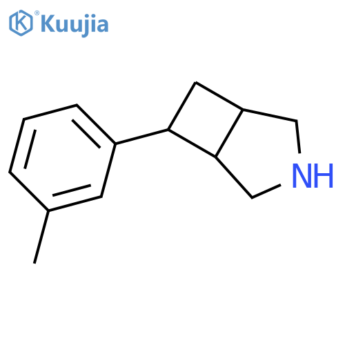 6-(3-methylphenyl)-3-azabicyclo3.2.0heptane structure