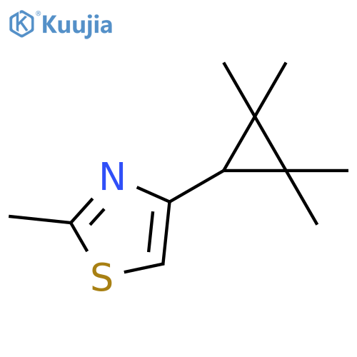 2-methyl-4-(2,2,3,3-tetramethylcyclopropyl)-1,3-thiazole structure