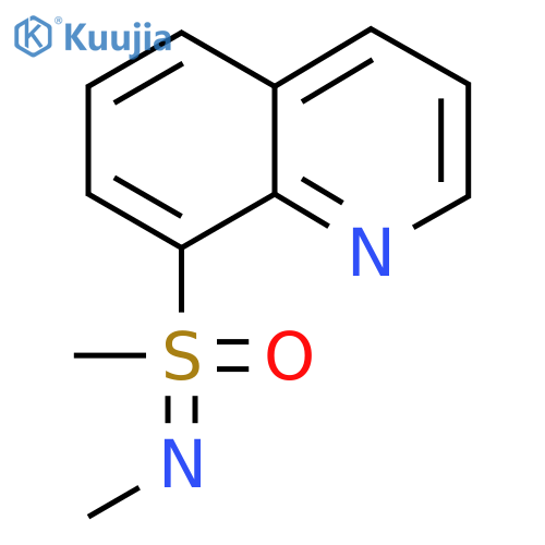 methylmethyl(oxo)(quinolin-8-yl)-lambda6-sulfanylideneamine structure