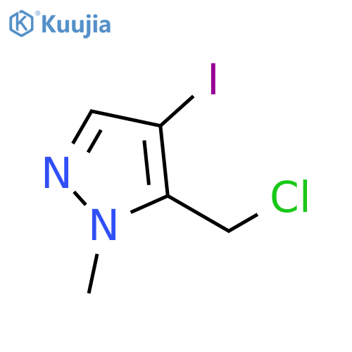 5-(chloromethyl)-4-iodo-1-methyl-1H-pyrazole structure