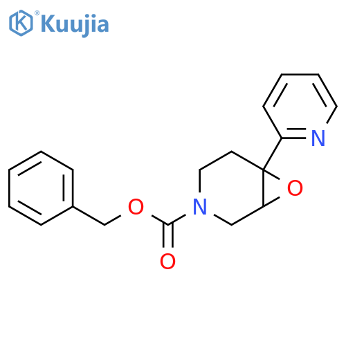 benzyl 6-(pyridin-2-yl)-7-oxa-3-azabicyclo4.1.0heptane-3-carboxylate structure