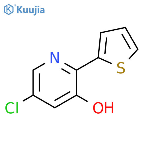5-chloro-2-(thiophen-2-yl)pyridin-3-ol structure